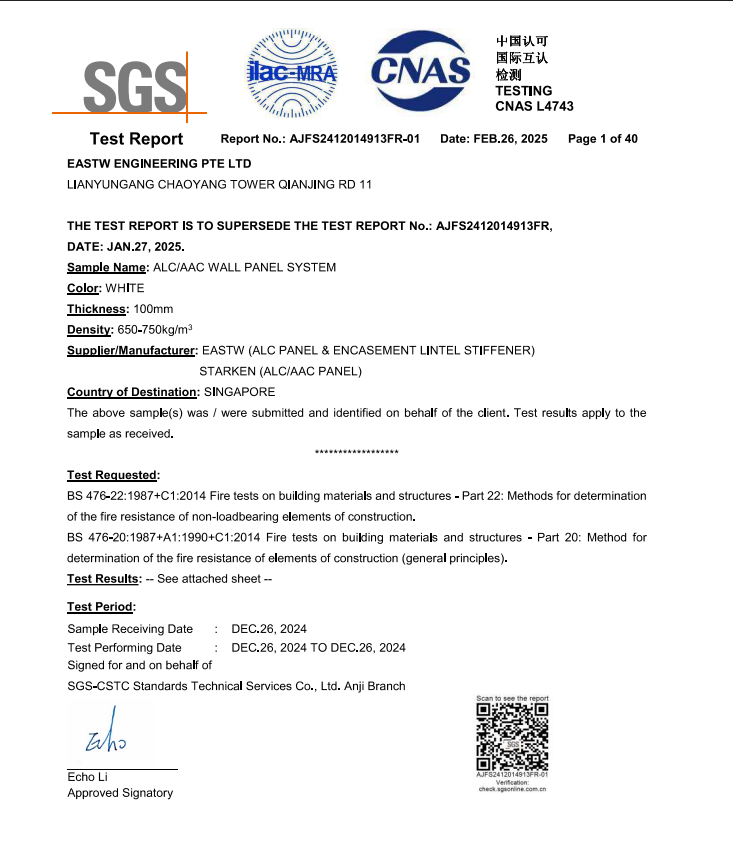 first certificate
